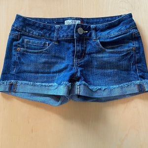 Juniors jean shorts